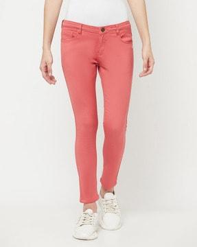solid super skinny fit jeans