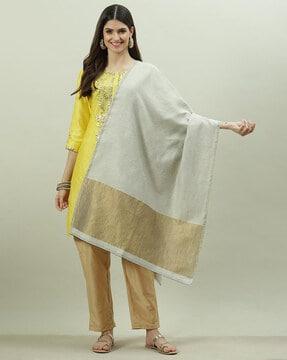 solid synthetic dupatta