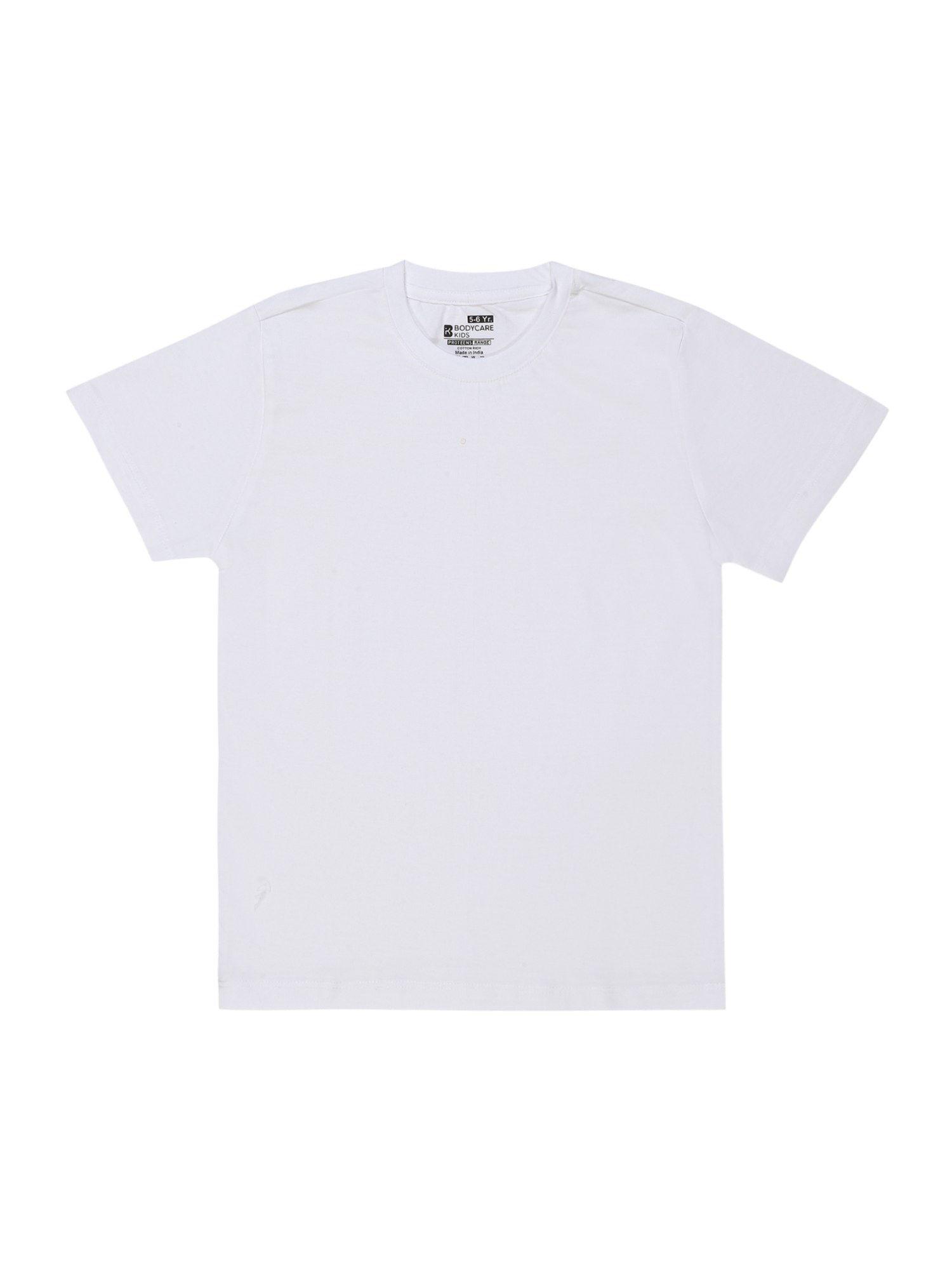 solid t-shirt - white