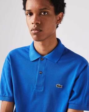 solid tailored fit polo t-shirt