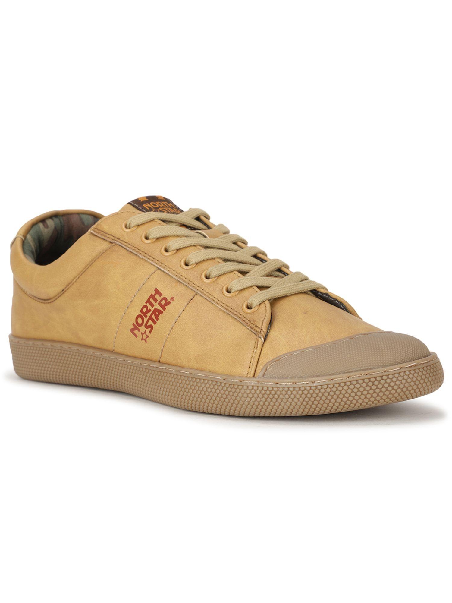 solid tan casual shoes
