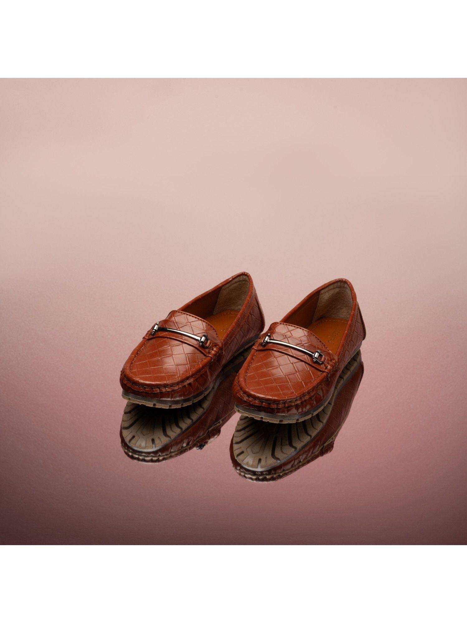 solid tan loafers shoes