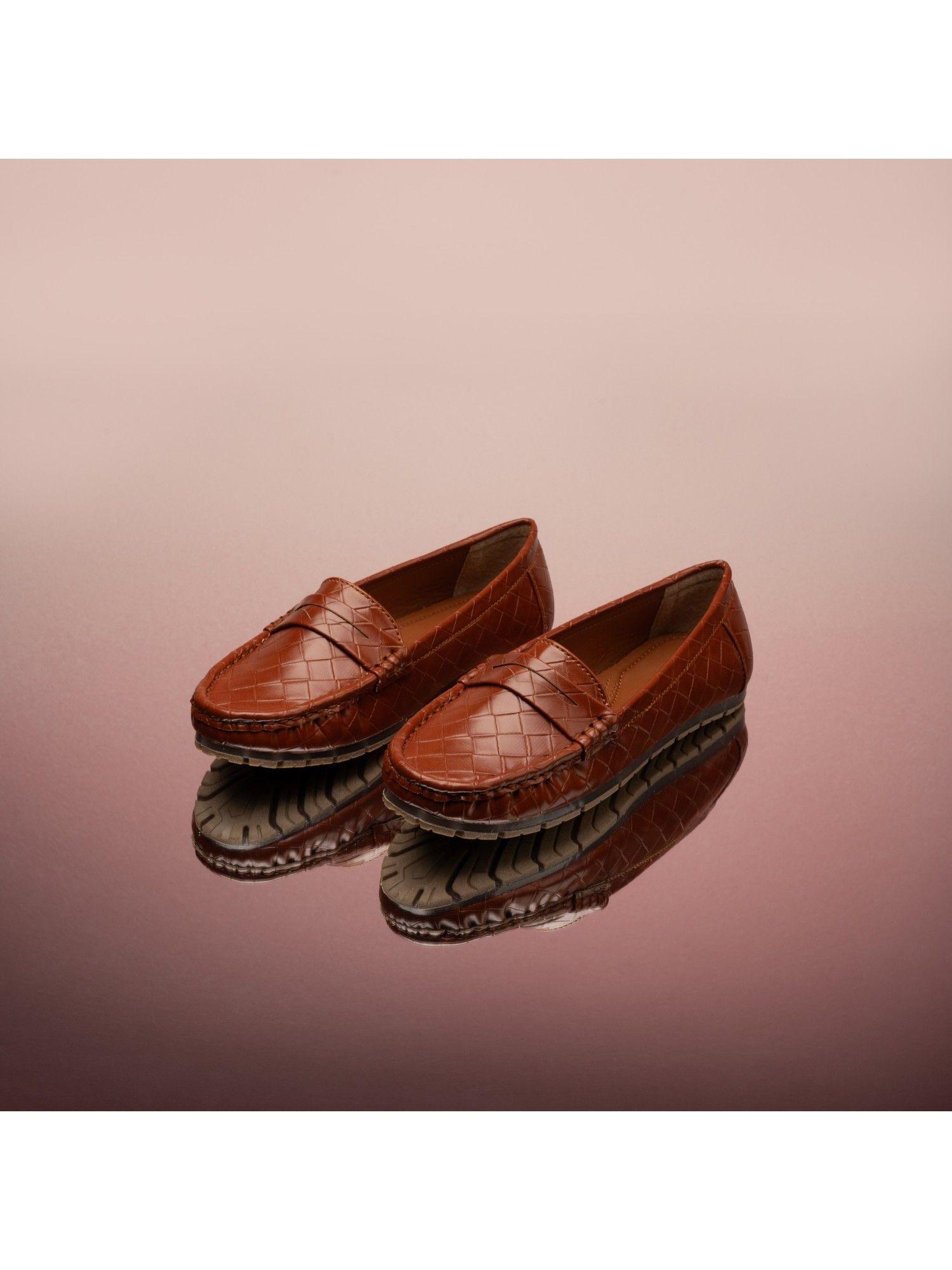 solid tan loafers shoes