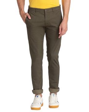 solid tapered fit pant