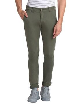 solid tapered fit pant