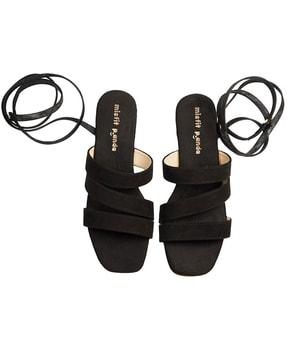 solid thong flat sandals 