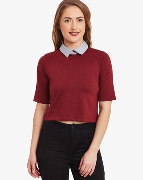 solid top with collar