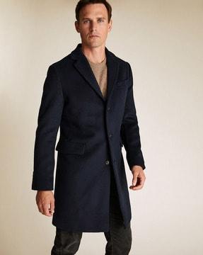 solid trench coat