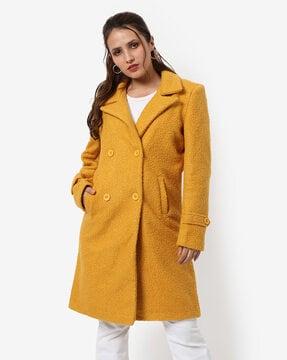 solid trench coat