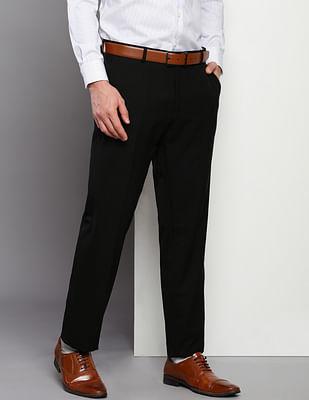 solid twill trousers