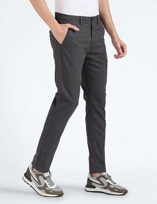 solid twill trousers