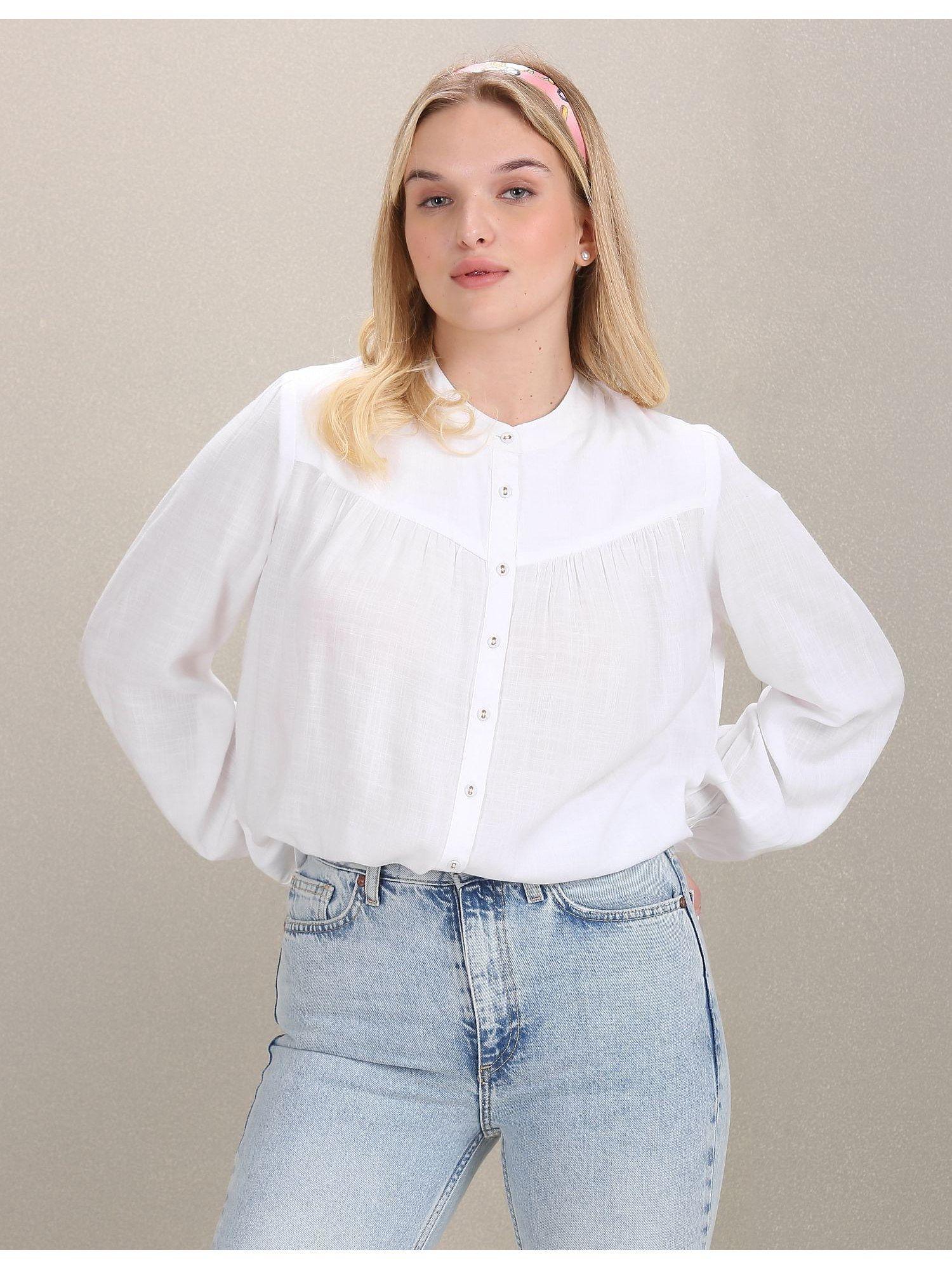 solid viscose shirt