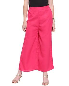 solid wide leg palazzos