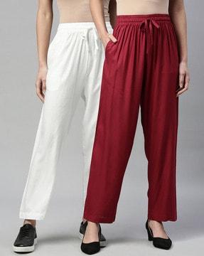 solid wide leg palazzos