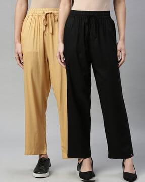 solid wide leg palazzos