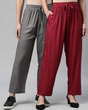 solid wide leg palazzos