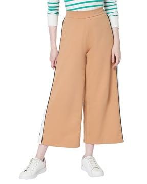 solid wide leg pant