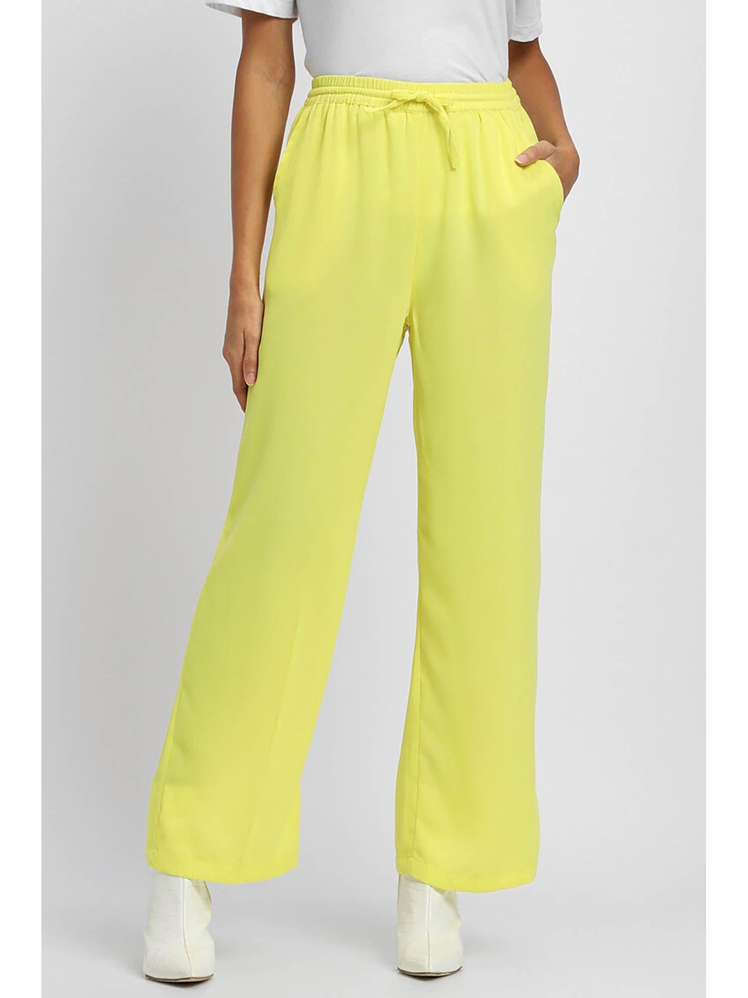 solid yellow pants