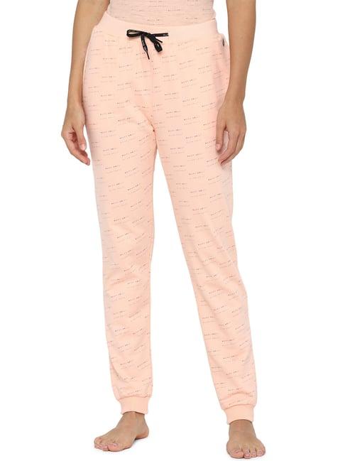 solly by allen solly pink printed joggers