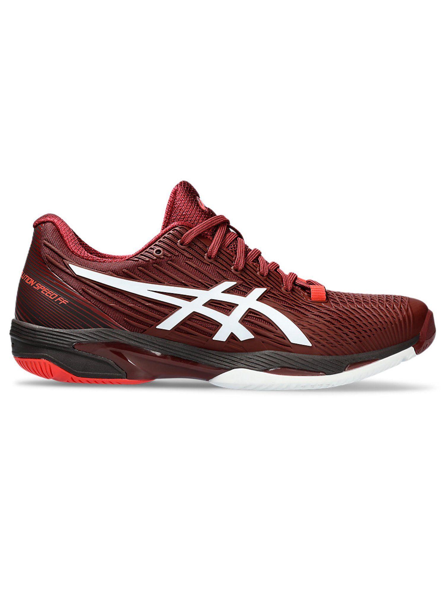 solution speed ff 2 maroon mens tennis shoes