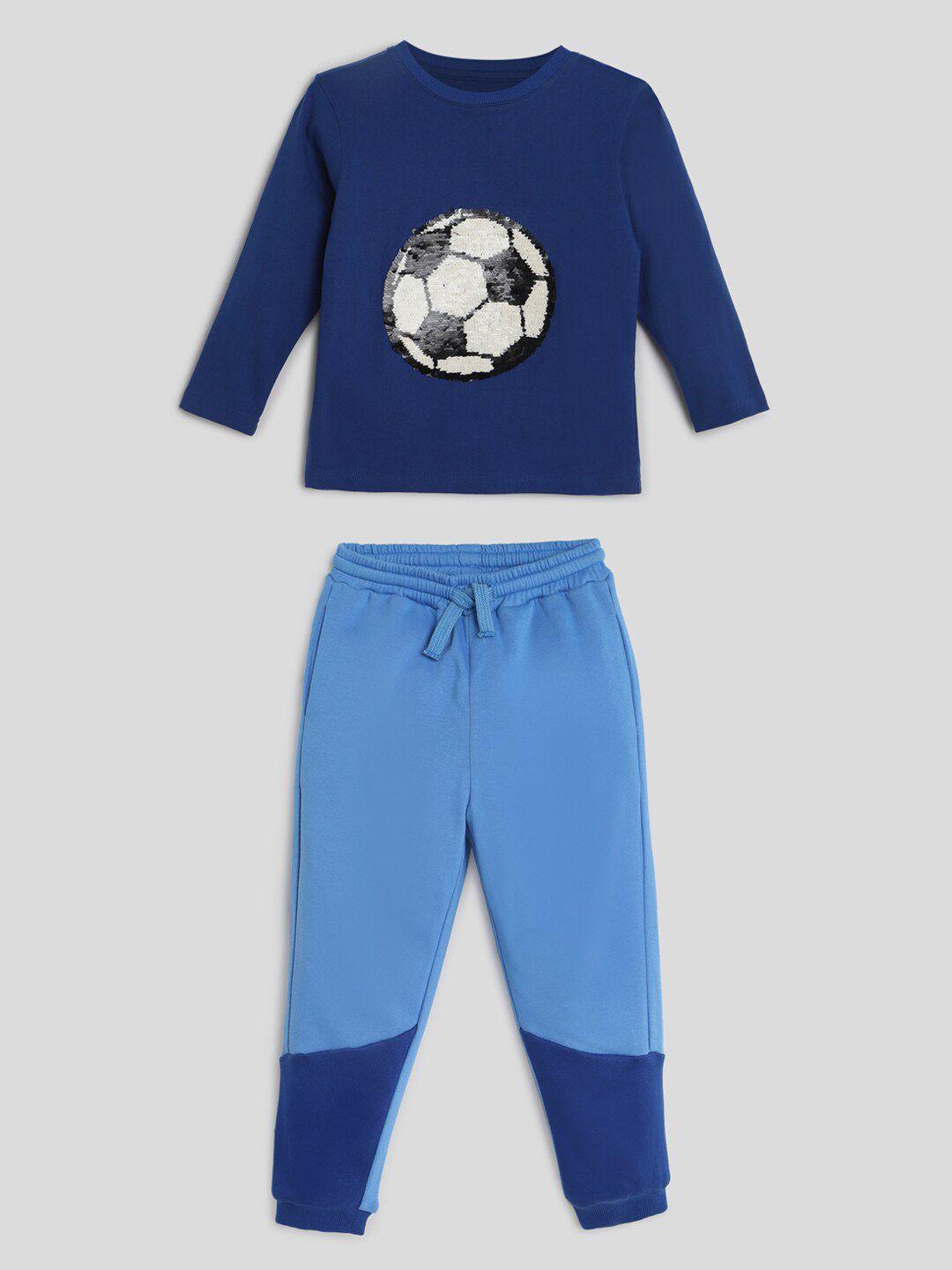 somersault boys embellished top with trousers