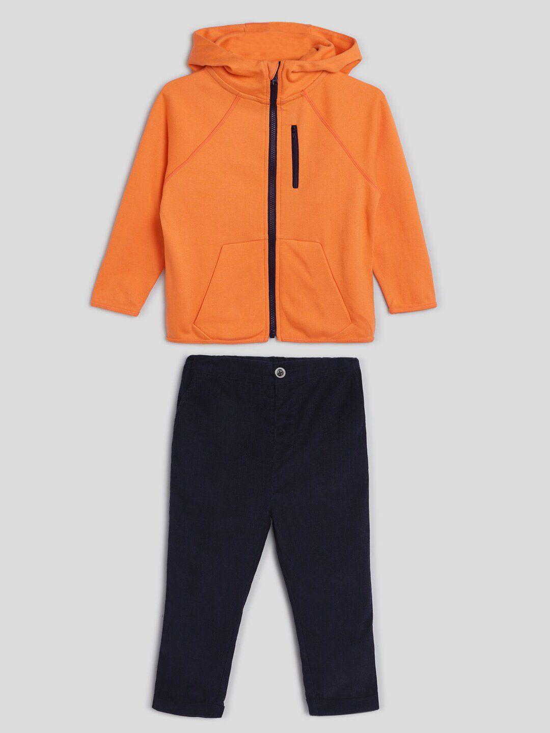 somersault boys hooded t-shirt with trousers