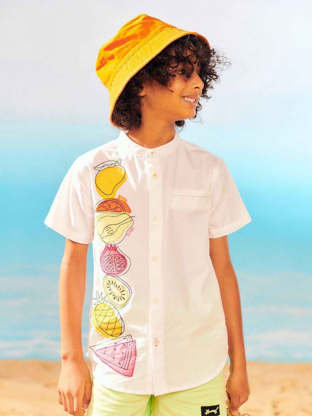 somersault boys opaque casual shirt