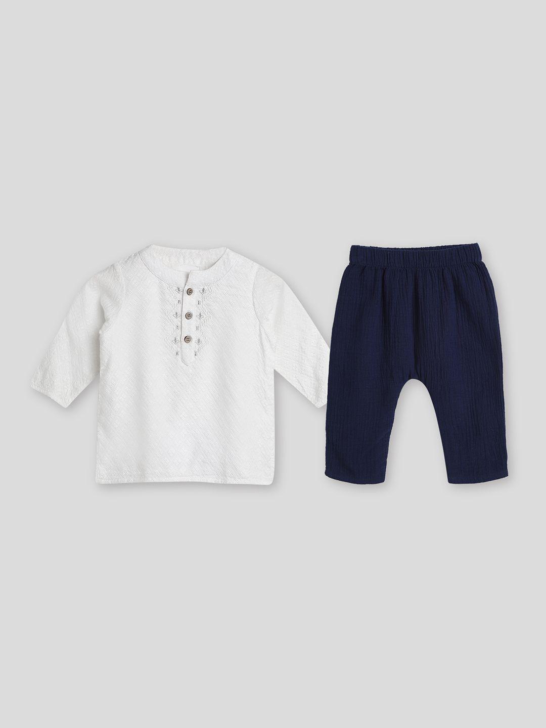 somersault boys pure cotton kurta with pyjamas