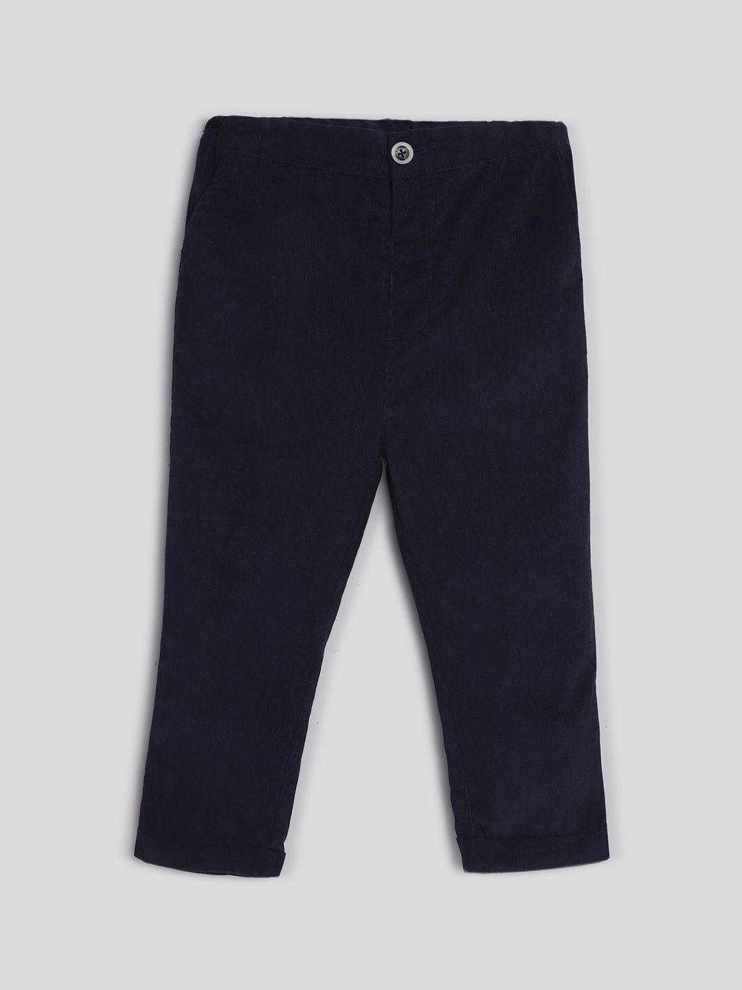 somersault boys relaxed straight leg straight fit high-rise pure cotton corduroy trousers