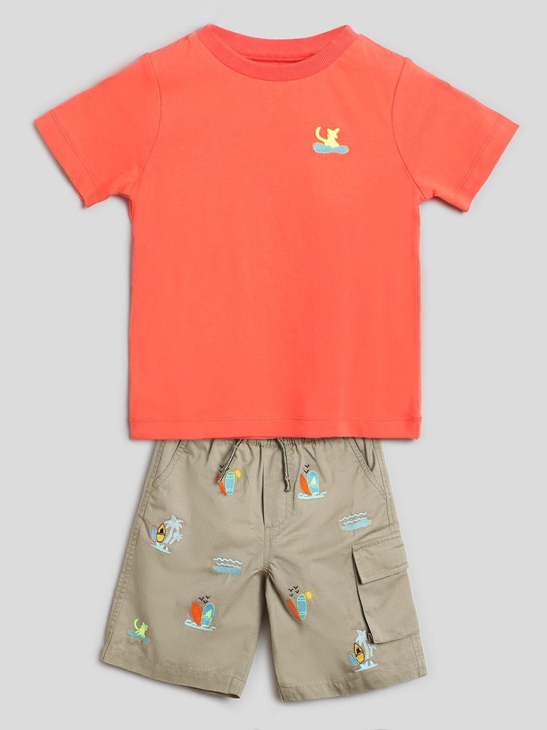 somersault boys t-shirt with shorts