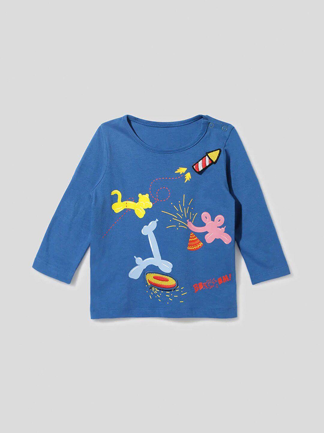 somersault kids printed applique t-shirt