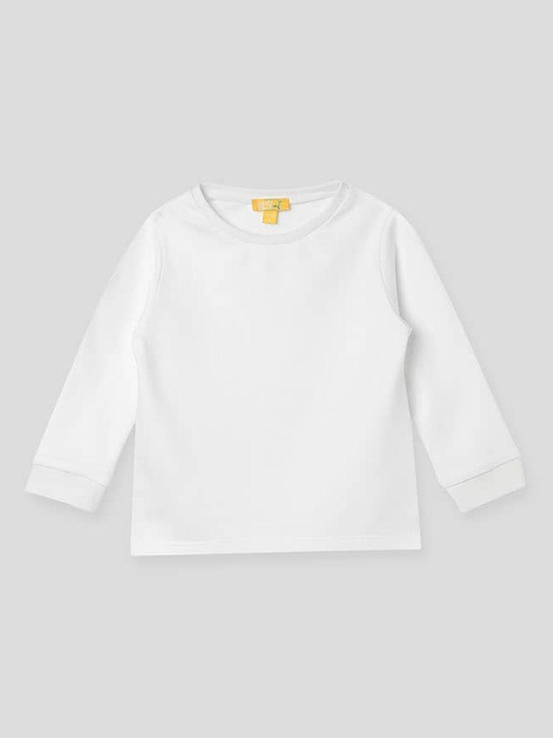 somersault kids round neck long sleeves pure cotton thermal set