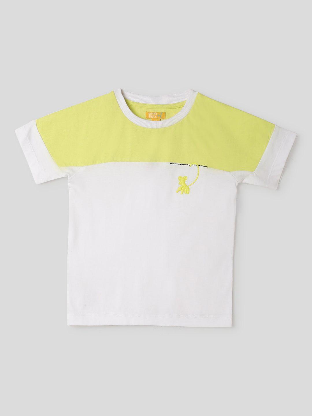 somersault kids round neck short sleeves cotton t-shirt