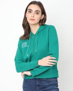 somina jomo zip-front hoodie