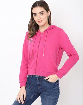 somina jomo zip-front hoodie