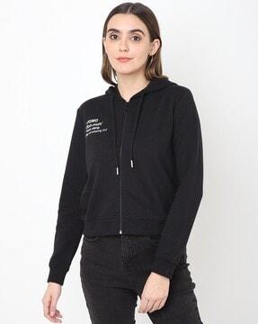 somina jomo zip-front hoodie