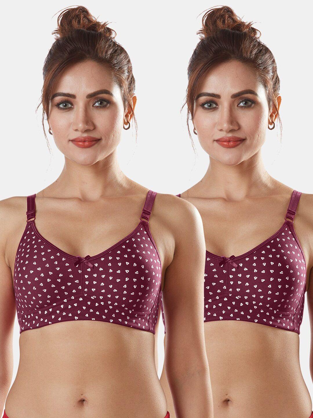 sonari magenta dove non-padded supper support bra