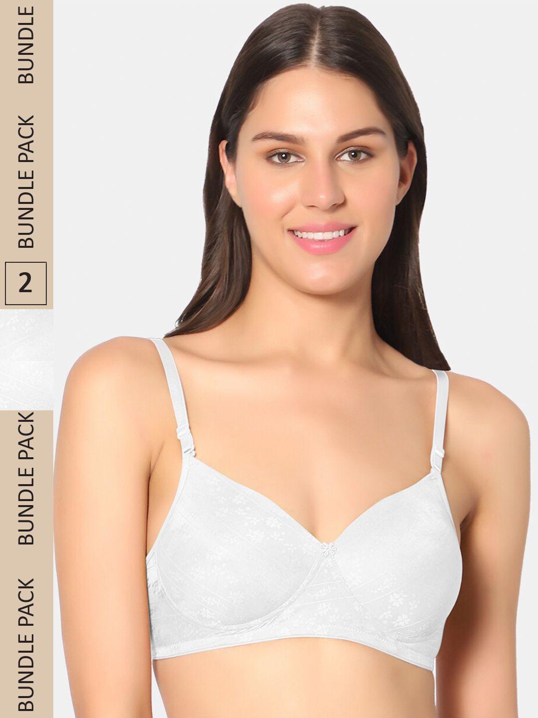 sonari pack of 2 non-wired all day comfort lightly padded bra