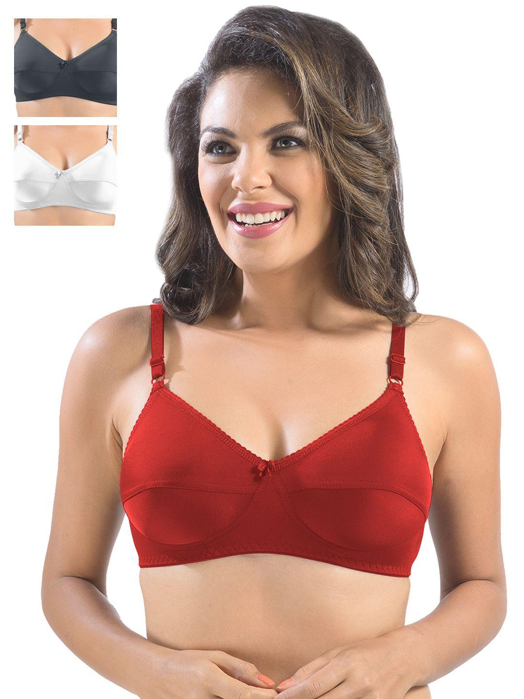 sonari pack of 3 full-coverage bras