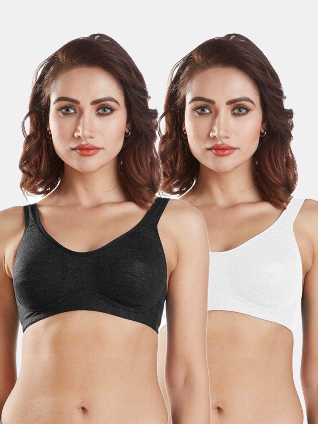 sonari women pack of 2 non padded everyday bra