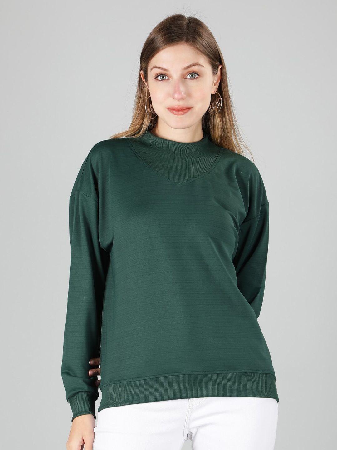 sonex gold regular drop shoulder sleeves knitted top