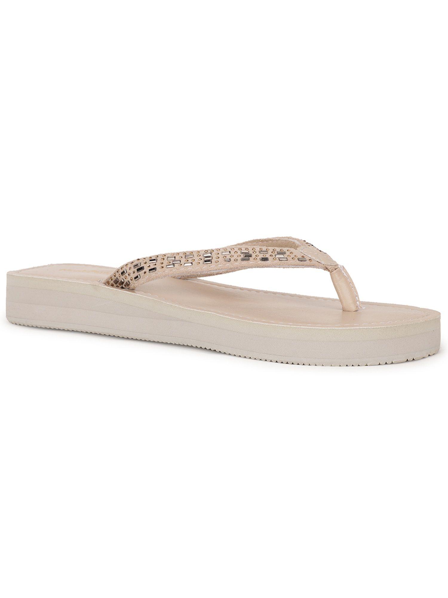 sonnet women beige flipflops