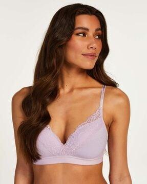 sophie lace lightly-padded plunge bra