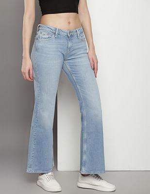 sophie low rise flared jeans