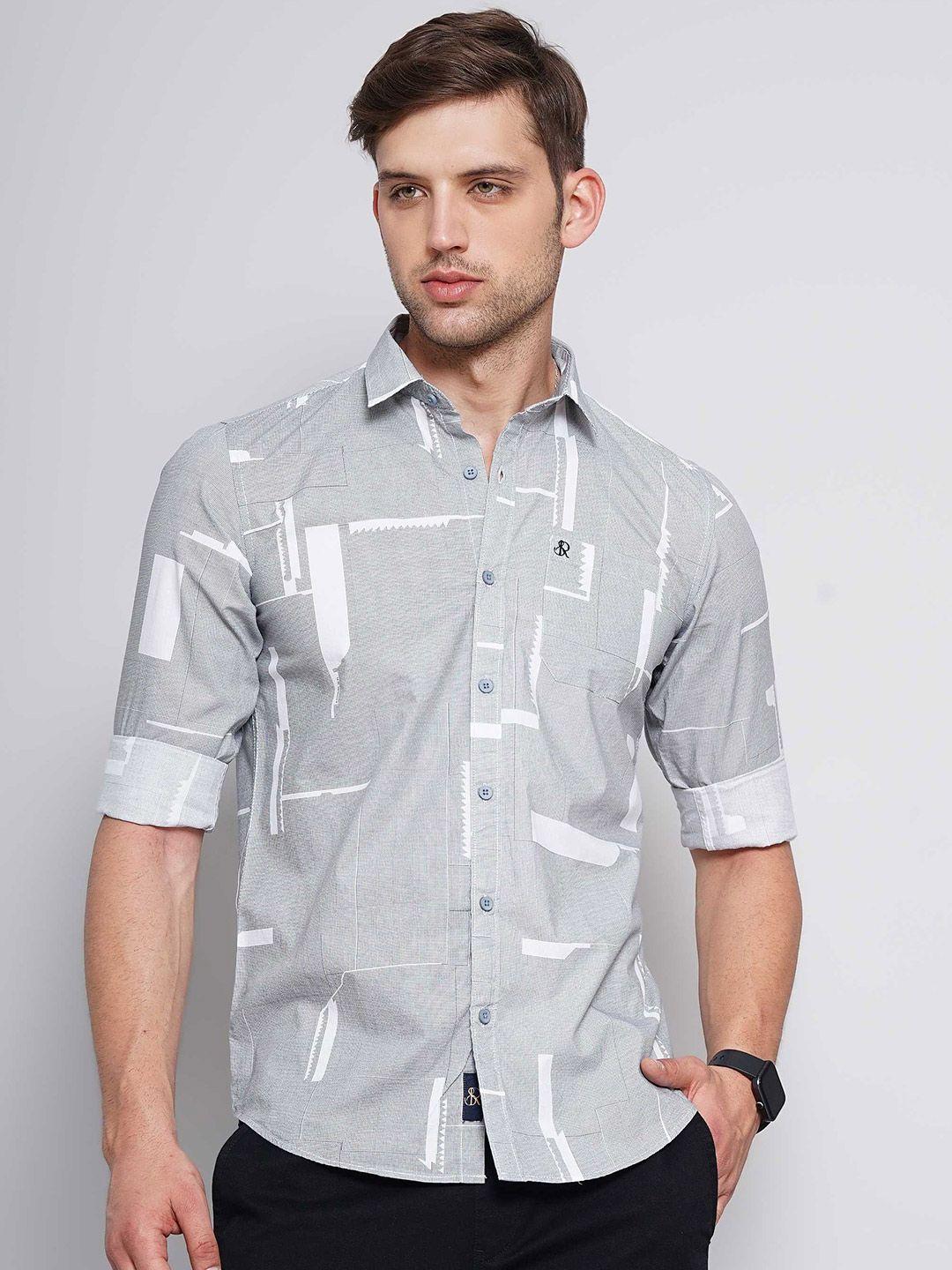 soratia-abstract-printed-cotton-slim-fit-casual-shirt