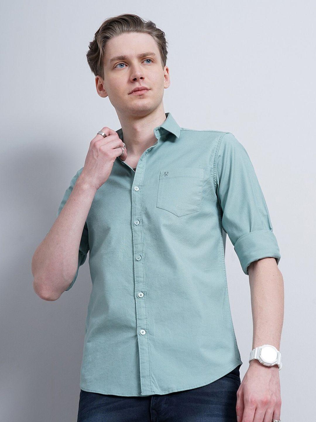 soratia new spread collar cotton casual shirt