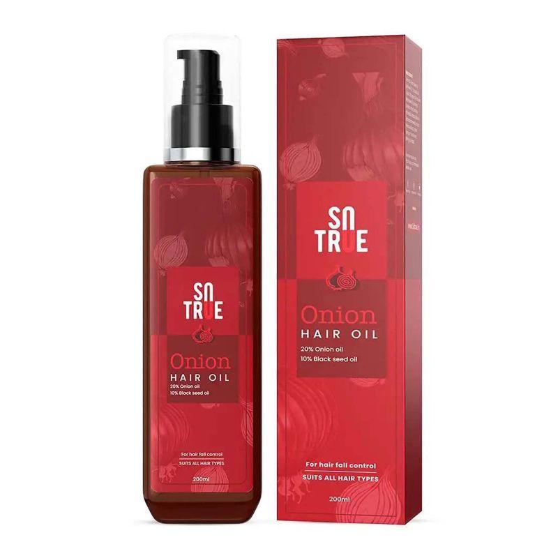 sotrue onion hair oil with black seed oil for hair growth