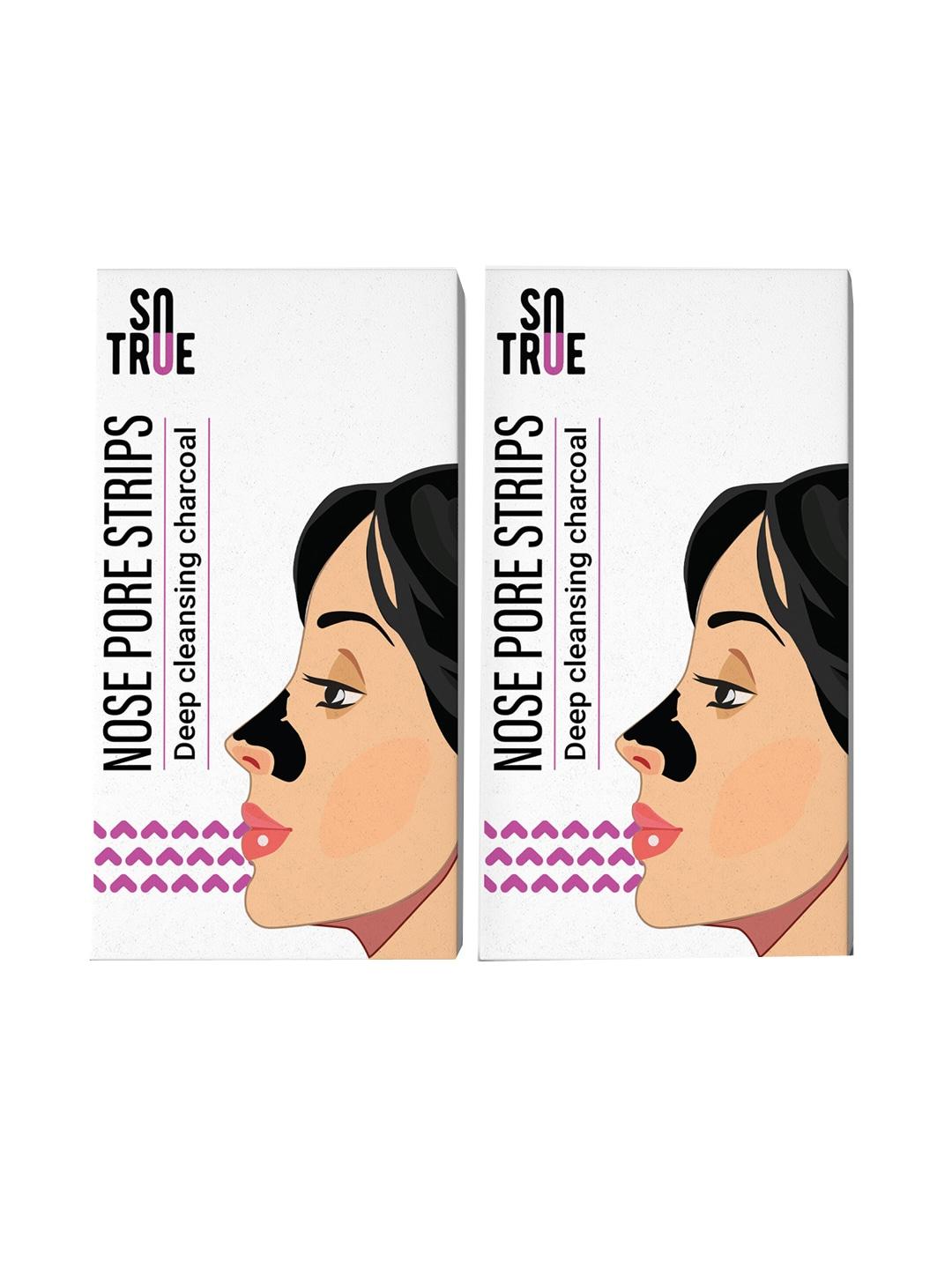 sotrue pack of 2 charcoal nose pore deep cleansing strips