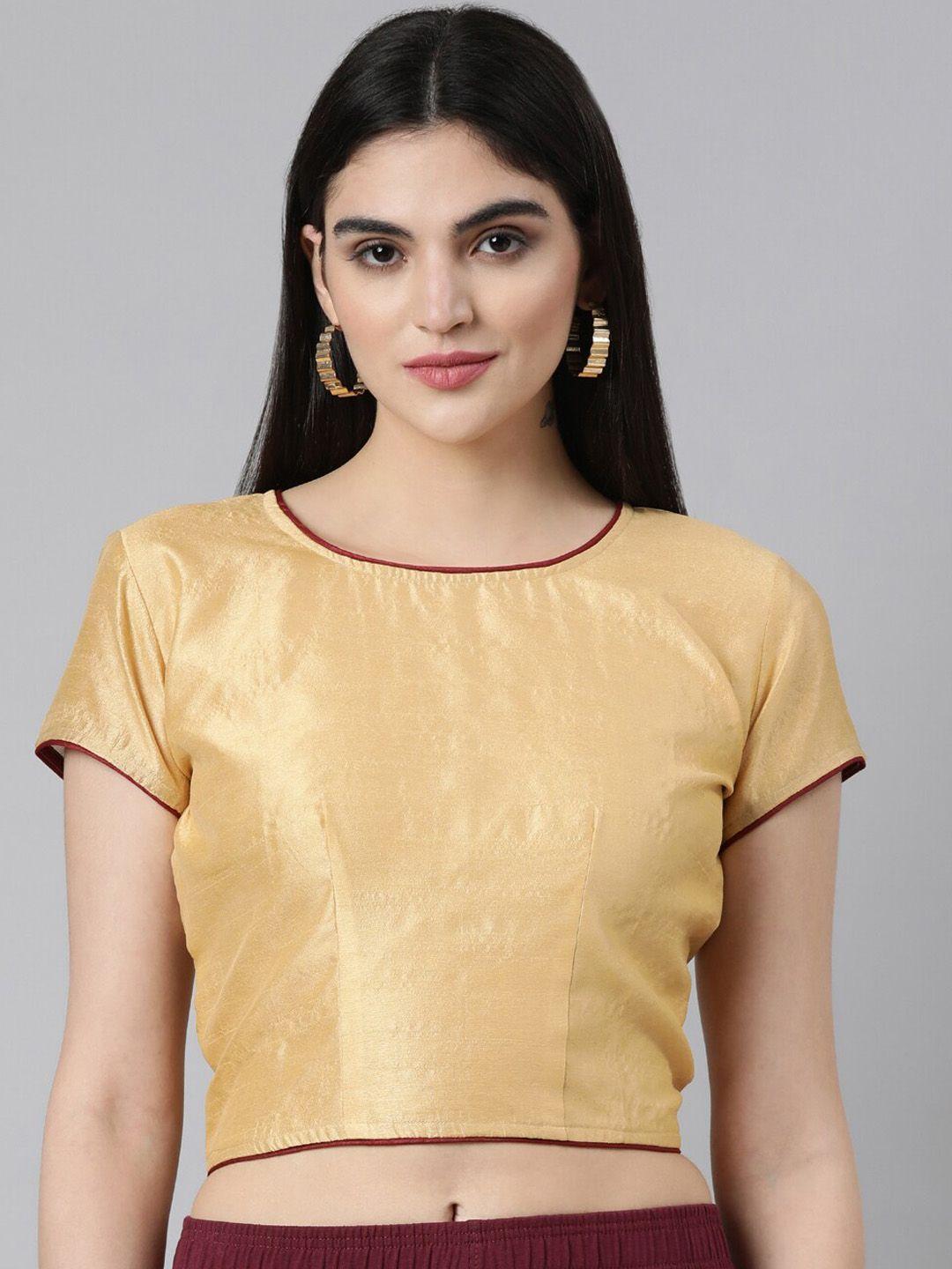 souchii silk saree knot blouse