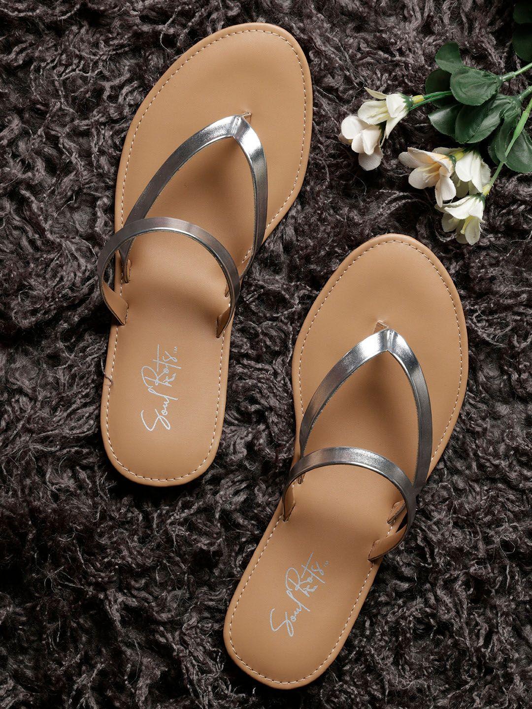 soul roots women open toe flats